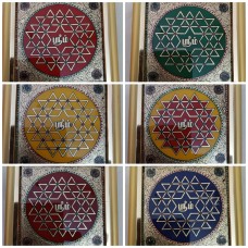 Glass painting kolams